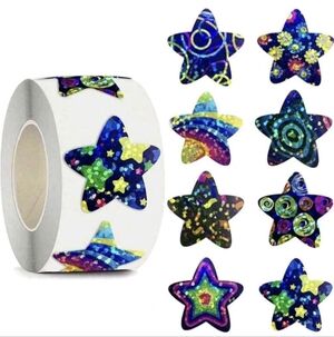 Star Stickers Roll 500 Ct